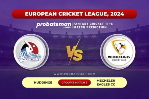HUD vs MECC Dream11 Prediction With Stats, Pitch Report & Player Record of European Cricket League, 2024 For Match 9 of Group B