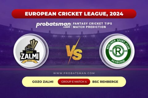 Group E Match 4 GZZ vs BSCR European Cricket League, 2024