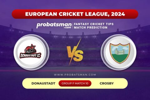 Group F Match 10 DST vs CRB European Cricket League, 2024