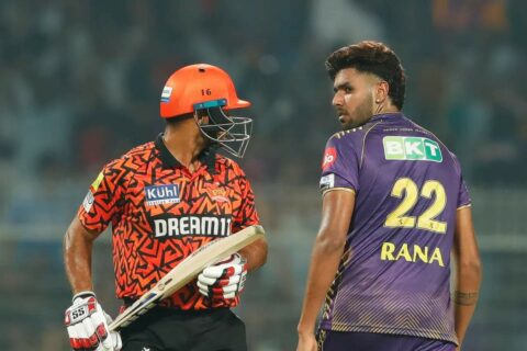 Harshit Rana send off Mayank Agarwal during KKR vs SRH Match of IPL 2024