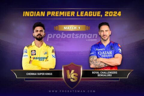 CHE vs RCB Dream11 Prediction With Stats, Pitch Report & Player Record of IPL, 2024 For Match 1