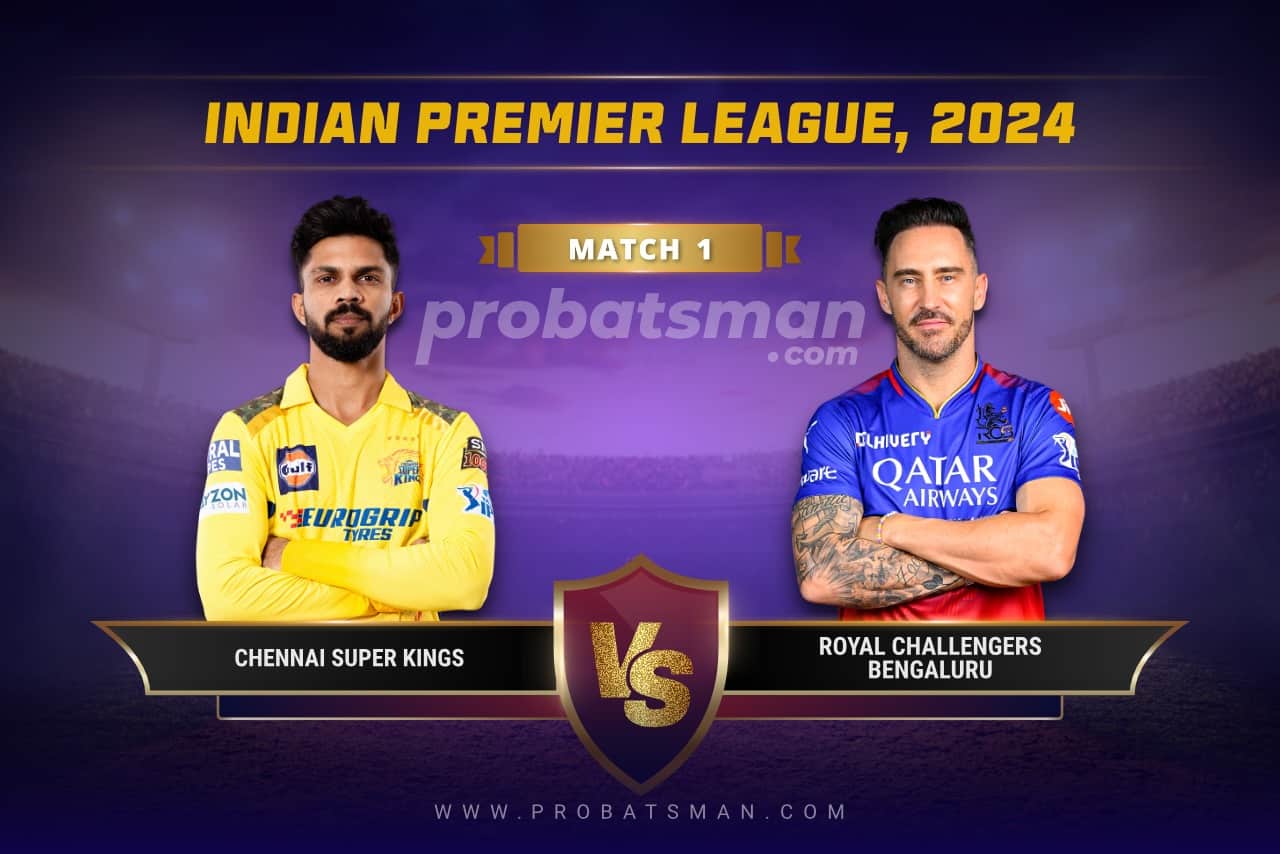 CHE vs RCB Dream11 Prediction With Stats, Pitch Report & Player Record