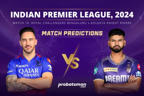 IPL 2024 Match 10 RCB vs KKR Match Prediction