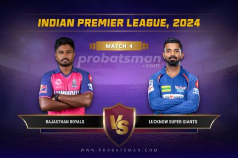 RR vs LKN Dream11 Prediction With Stats, Pitch Report & Player Record of IPL, 2024 For Match 4