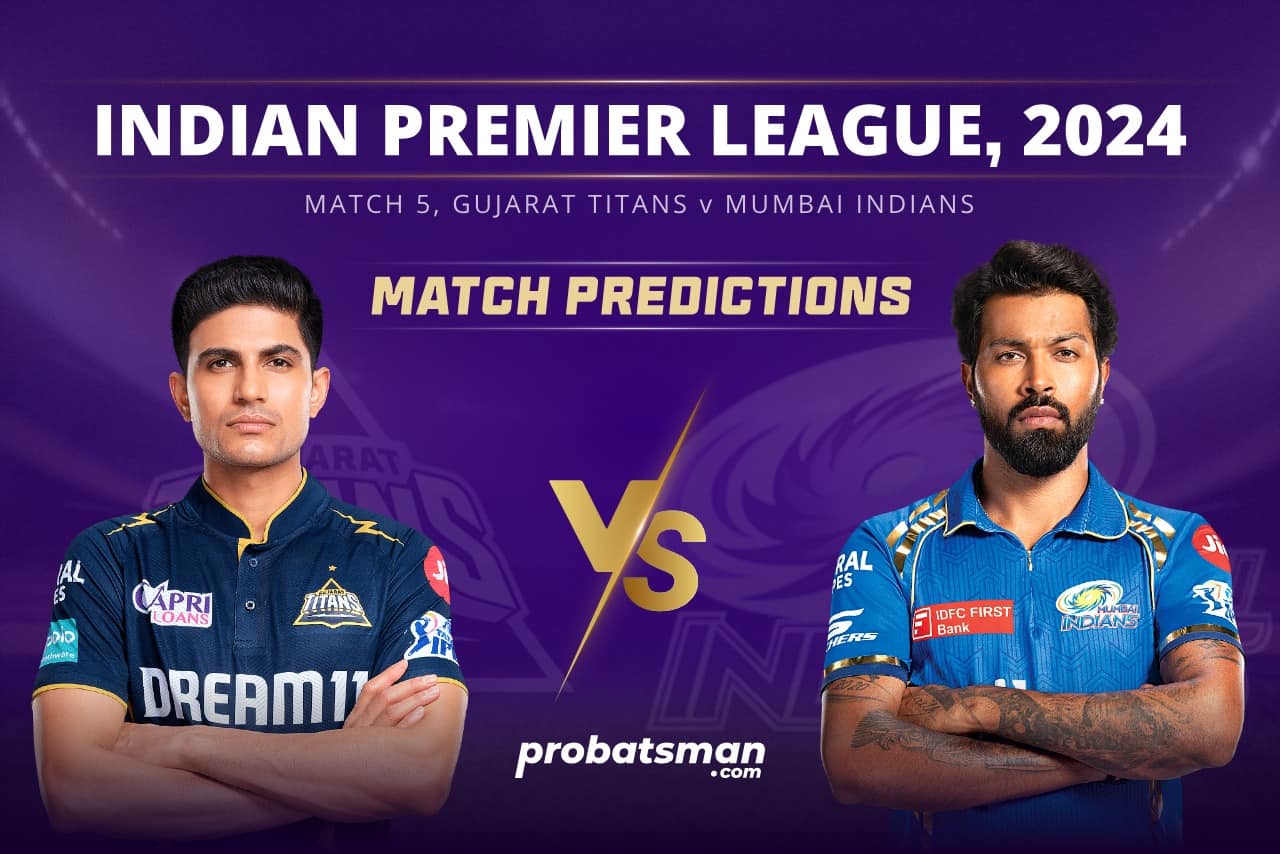 IPL 2024 Match 5 GT vs MI Match Prediction