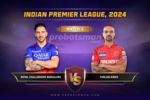 RCB vs PBKS Dream11 Prediction With Stats, Pitch Report & Player Record of IPL, 2024 For Match 6
