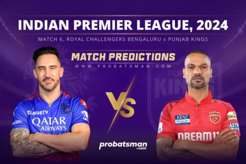 IPL 2024 – Match 6, RCB vs PBKS Match Prediction: Who Will Win Today’s Match?