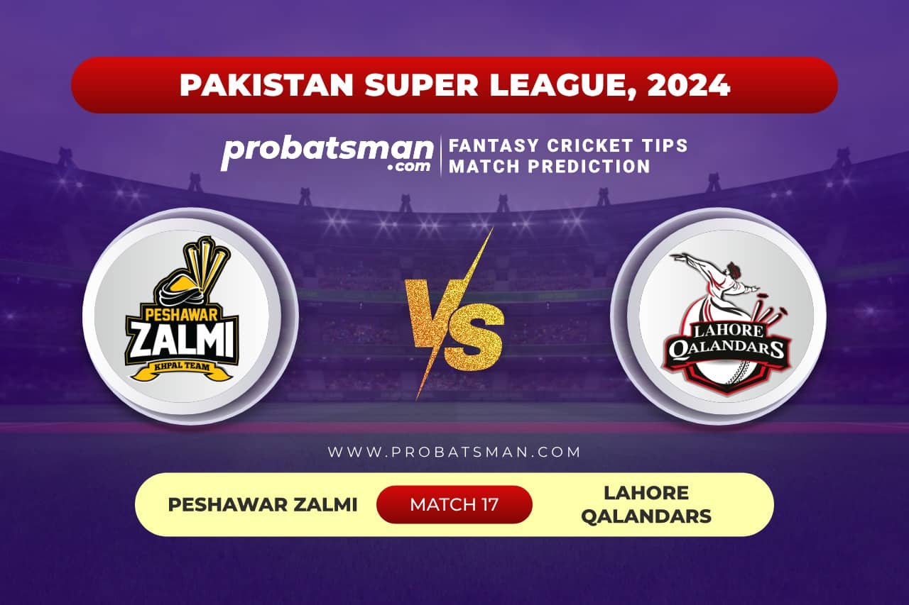Match 17 PES vs LAH Pakistan Super League, 2024