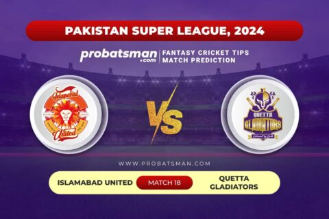 ISL vs QUE Dream11 Prediction With Stats, Pitch Report & Player Record of PSL, 2024 For Match 18