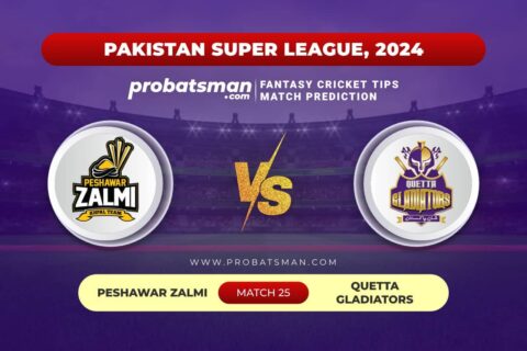 Match 25 PES vs QUE Pakistan Super League, 2024