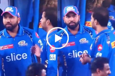 IPL 2024: [Watch] ‘Captaincy Change Midseason’ - Akash Ambani Spotted Having Serious Conversation With Rohit Sharma After MI’s Defeat Against SRH