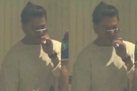 IPL 2024: Shah Rukh Khan Caught Smoking At Eden Gardens During KKR vs SRH Match