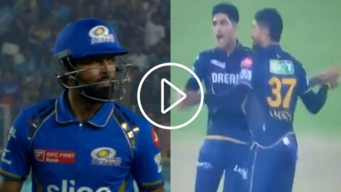 Shubman Gill Gives Angry Send-Off to Hardik Pandya