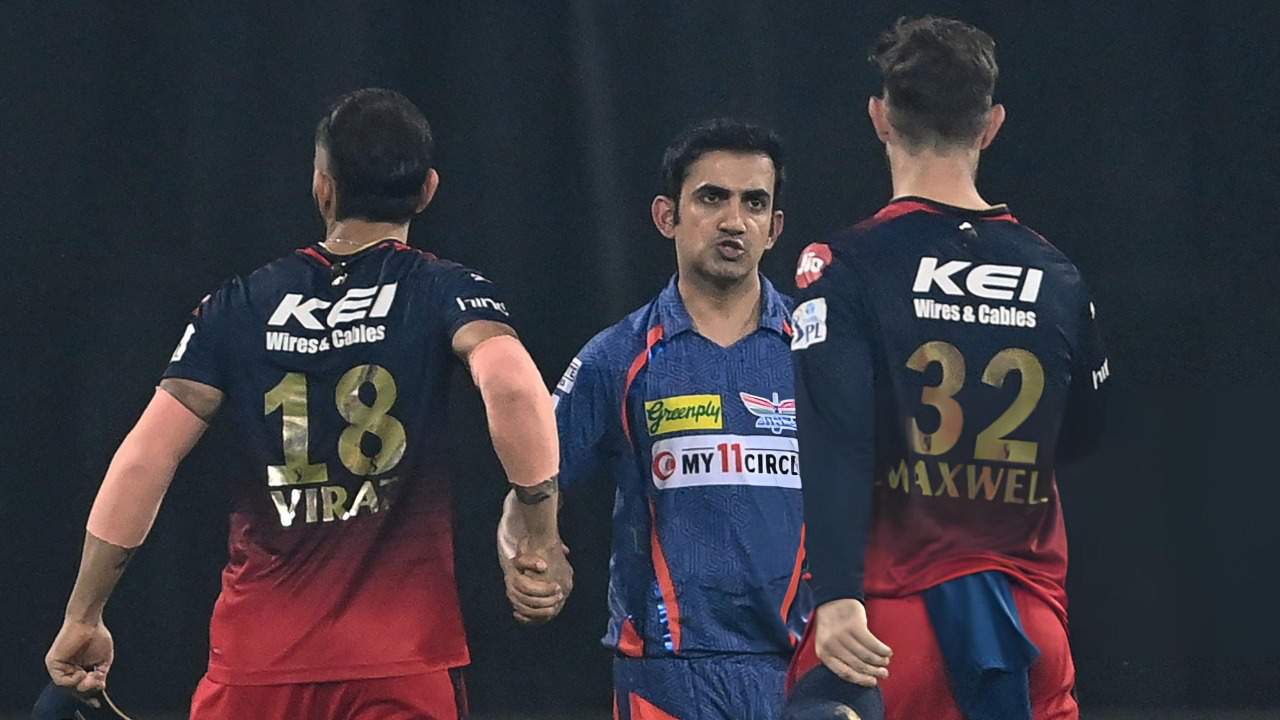 Virat Kohli, Gautam Gambhir & Glenn Maxwell