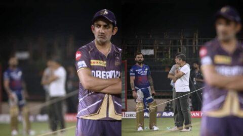IPL 2024: Virat Kohli Sends a Message with Angry Glare at Gautam Gambhir Ahead of RCB vs KKR Clash