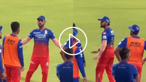 Virat Kohli Spotted Dancing during CSK vs RCB