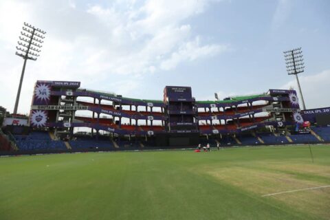 A general view of Arun Jaitley Stadium in Delhi