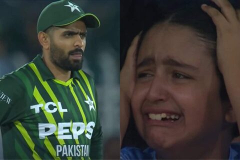 Pakistan Fan Breaks Down in Tears After 4-Run Defeat Against New Zealand