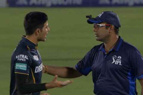 IPL 2024: [Watch] Angry Shubman Gill Engages In Ugly Fight with On-Field Umpire Over Wide Call During RR vs GT Clash