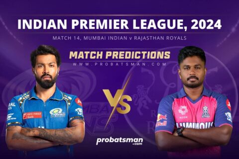 IPL 2024 Match 14 MI vs RR Match Prediction