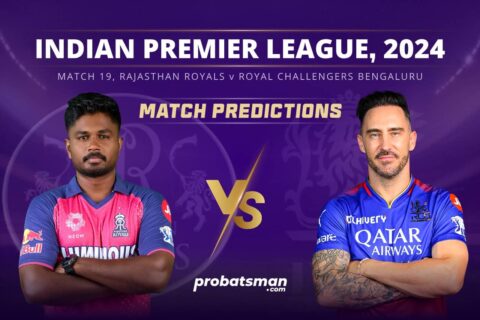 IPL 2024 Match 19 RR vs RCB Match Prediction