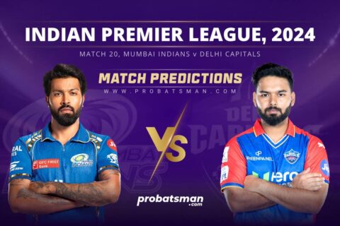 IPL 2024 Match 20 MI vs DC Match Prediction