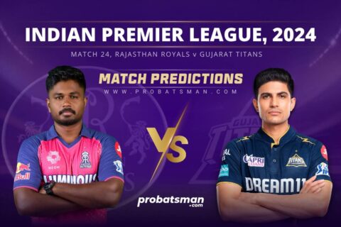 IPL 2024 Match 24 RR vs GT Match Prediction
