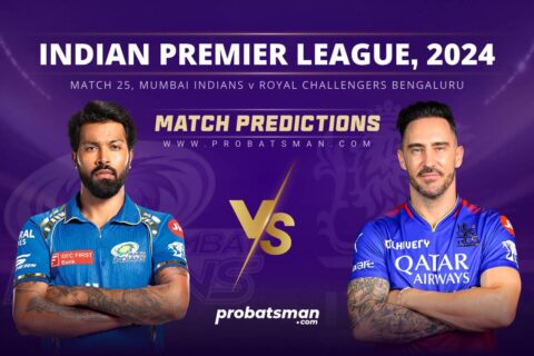 IPL 2024 Match 25 MI vs RCB Match Prediction