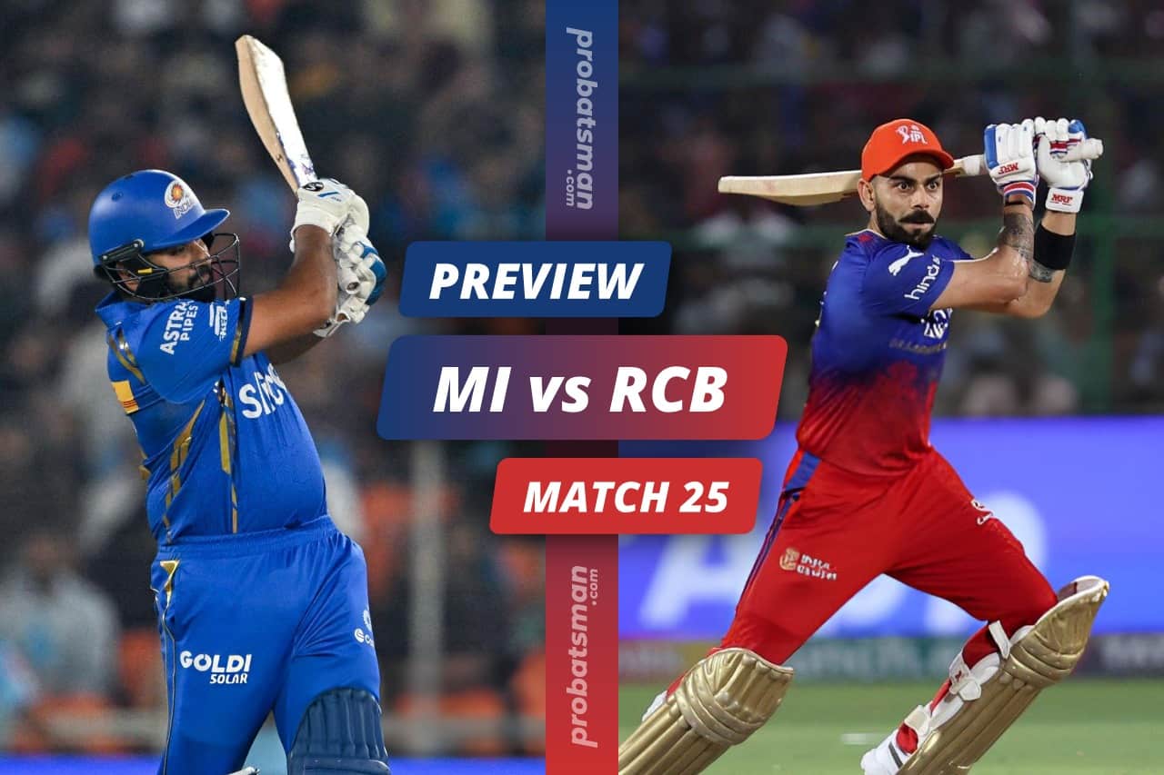 IPL 2024 Match 25 MI vs RCB Match Preview