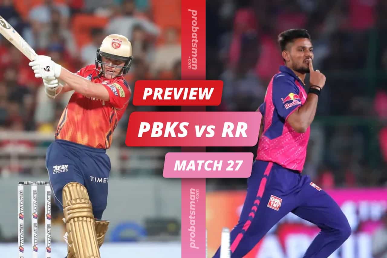 IPL 2024 Match 27 PBKS vs RR Match Preview