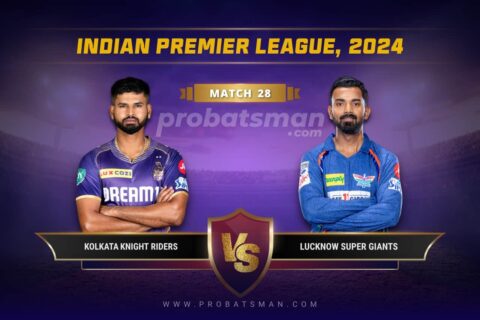 KKR vs LKN Dream11 Prediction With Stats, Pitch Report & Player Record of IPL, 2024 For Match 28