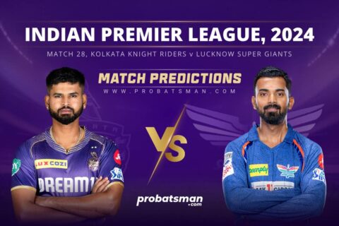 IPL 2024 Match 28 KKR vs LKN Match Prediction