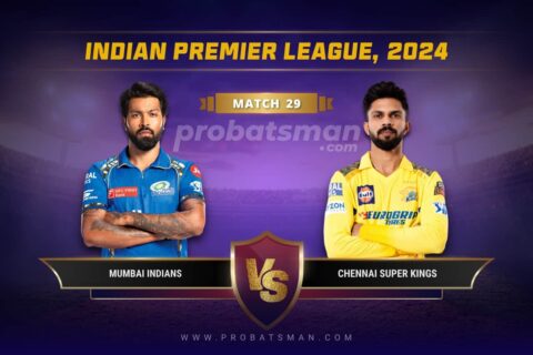 MI vs CHE Dream11 Prediction With Stats, Pitch Report & Player Record of IPL, 2024 For Match 29