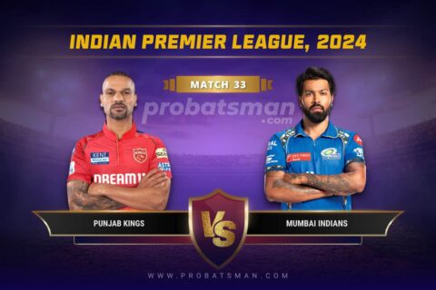PBKS vs MI Dream11 Prediction With Stats, Pitch Report & Player Record of IPL, 2024 For Match 33