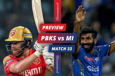 IPL 2024 Match 33 PBKS vs MI Match Preview