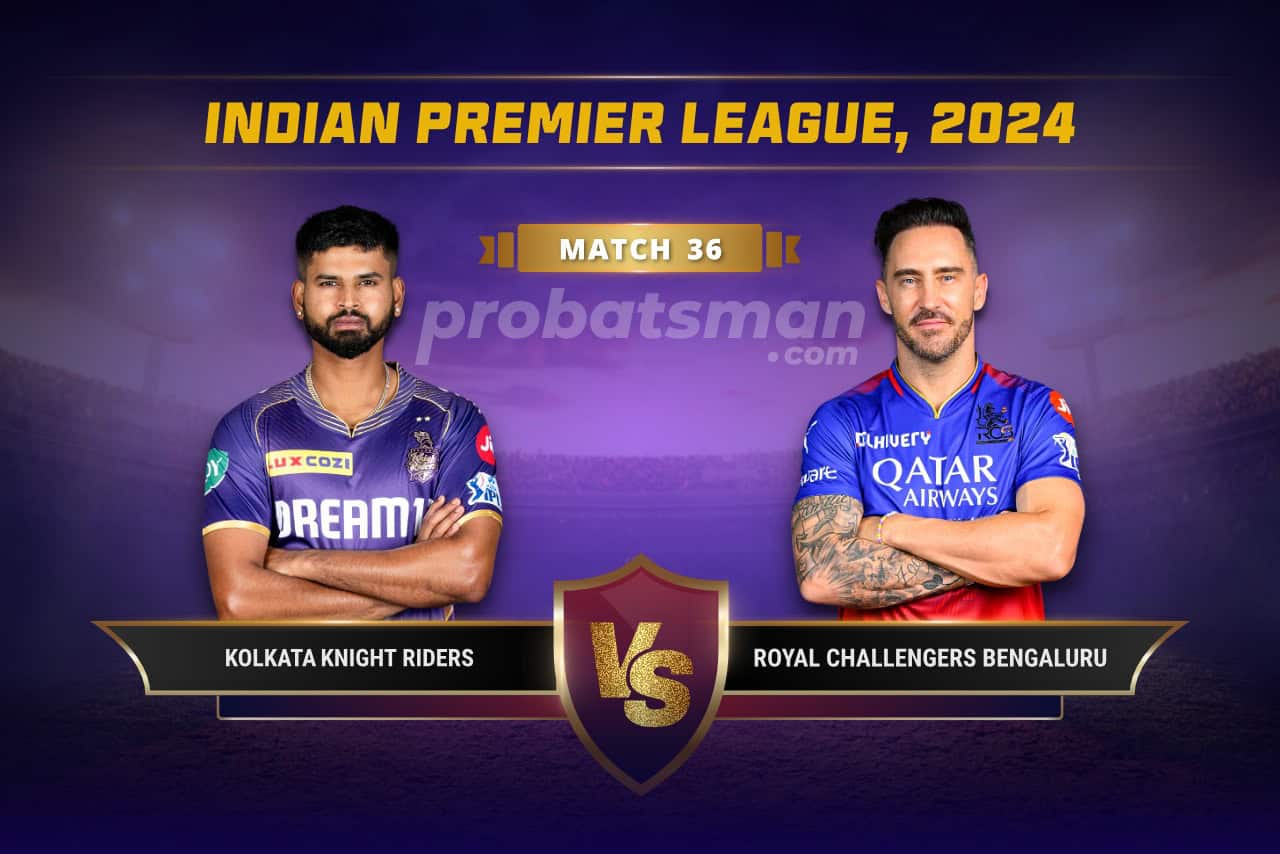 IPL 2024 Match 36 KKR vs RCB Dream11 Prediction