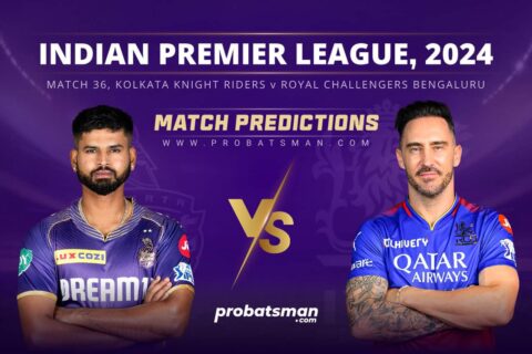 IPL 2024 Match 36 KKR vs RCB Match Prediction