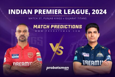 IPL 2024 Match 37 PBKS vs GT Match Prediction