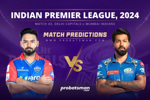 IPL 2024 Match 43 DC vs MI Match Prediction