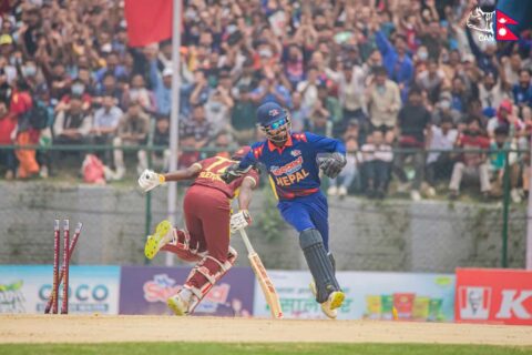 Nepal Send World Cup Warning with Thrilling Win Over West Indies A
