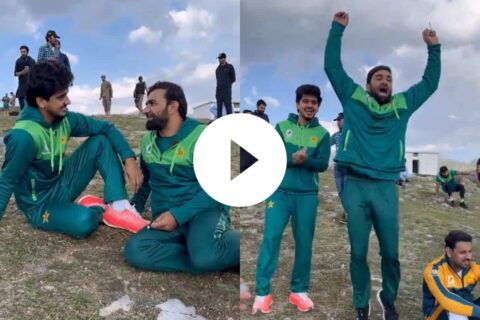 [Watch] Pakistan Teammates Trolls Azam Khan, as He Completes Hill, Climb In Kakul