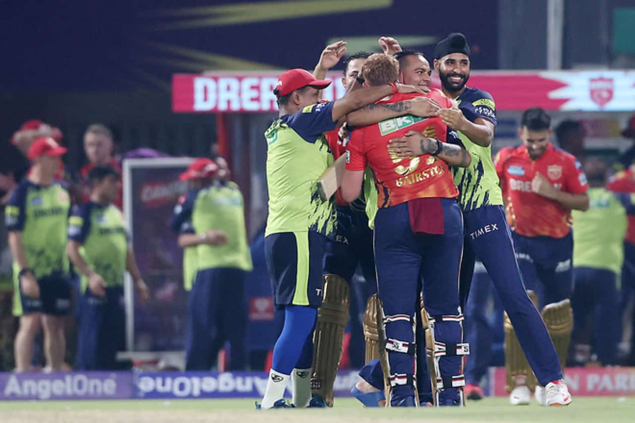 Punjab Kings Players Celebrating