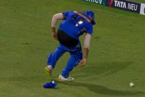 IPL 2024: Internet Buzzes with Hilarious Memes After Rohit Sharma’s Pants Slip During MI vs CSK Match