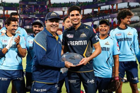 Shubman Gill 100th IPL Match Celebration Ceremony