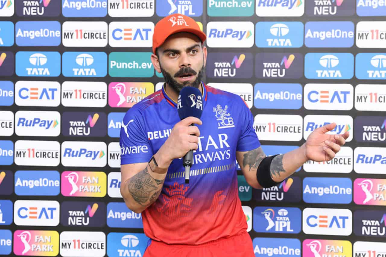 Virat Kohli in post-match conversation