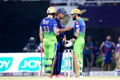 Virat Kohli Furious with Umpires on no-ball decision