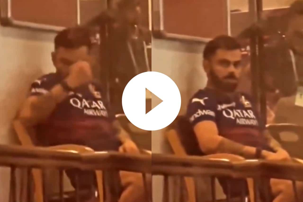 Virat Kohli Looks Frustrated in Dressing Room