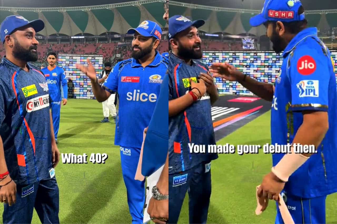 Amit Mishra and Rohit Sharma