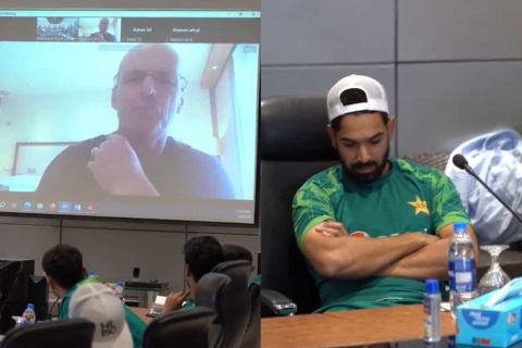 Pakistan Cricketer Haris Rauf Caught Sleeping During Virtual Meeting with Coach Gary Kirsten