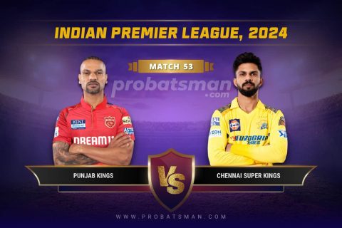 PBKS vs CHE Dream11 Prediction With Stats, Pitch Report & Player Record of IPL, 2024 For Match 53
